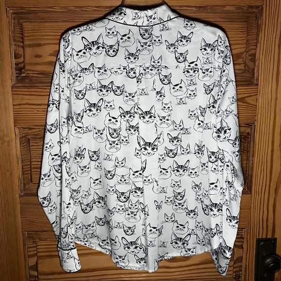 CAT Print Dress Blouse by INC - Never Worn!! - Picture 2 of 4
